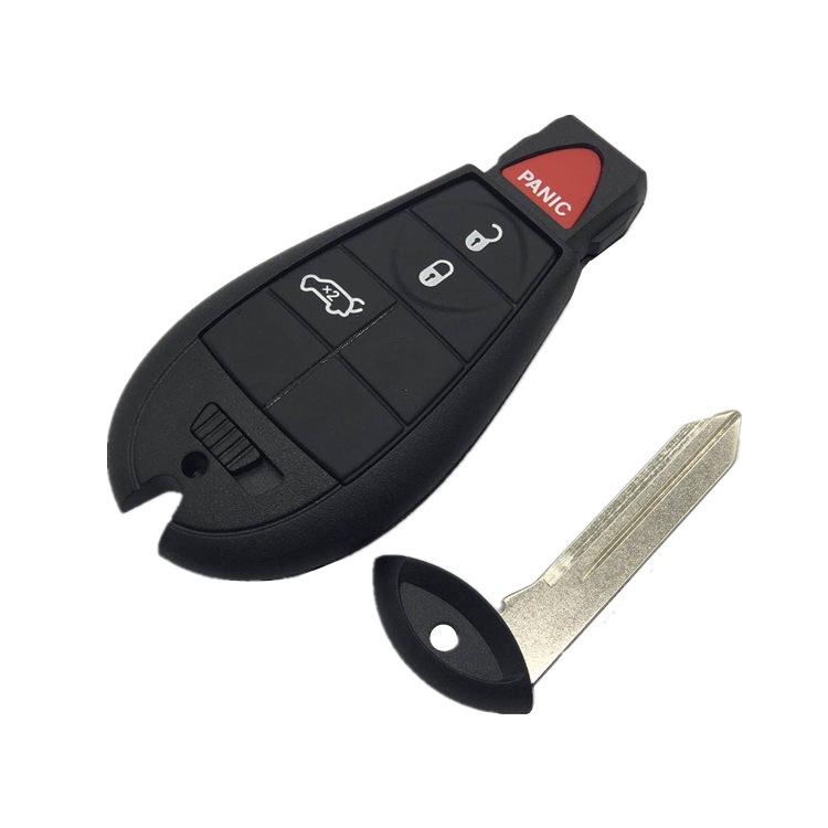 Chrysler 3+1 Button Smart Car Key Shell Interior X2