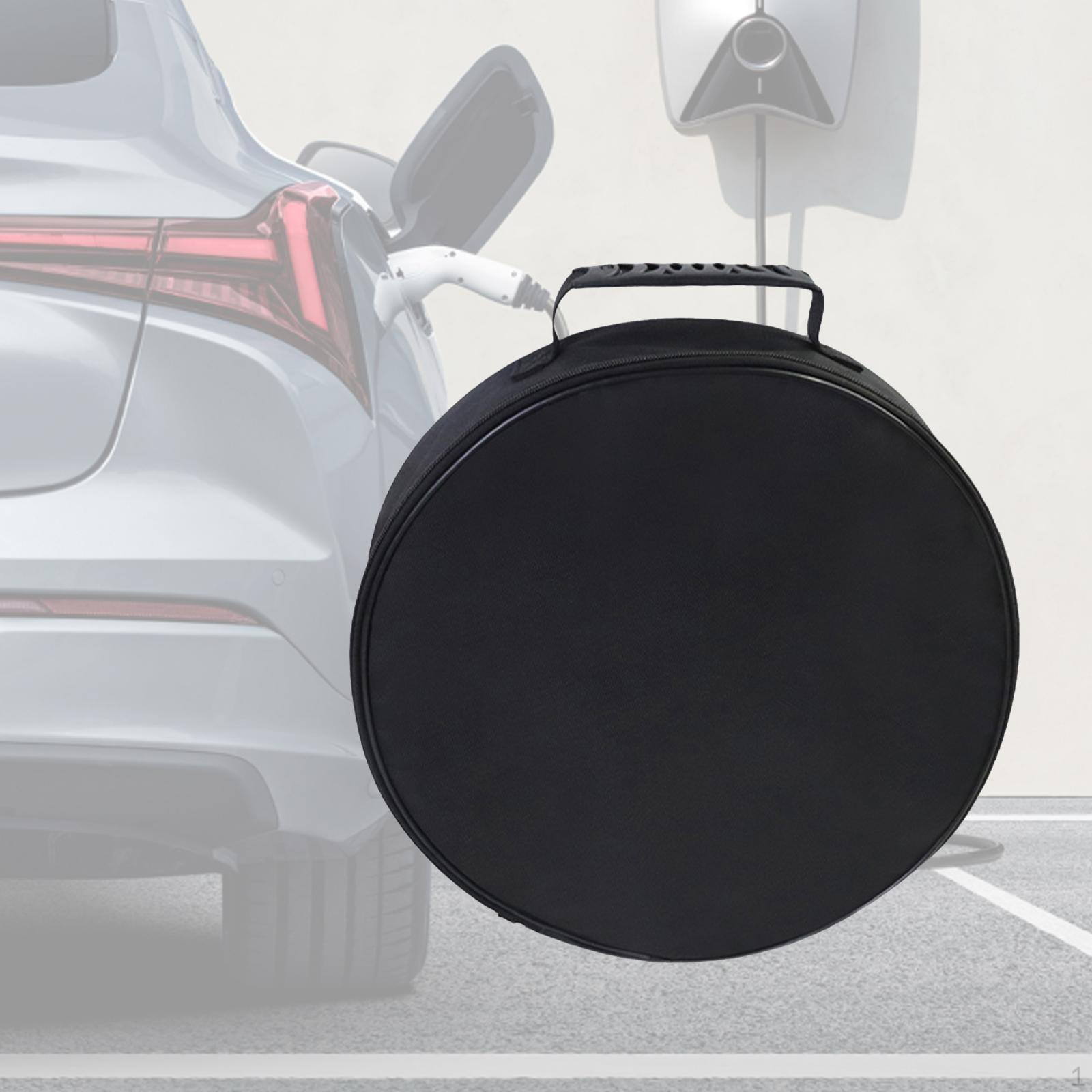 

Сумка для зарядного кабеля для электромобиля, органайзер для прочного хранения шнуров, шлангов Round