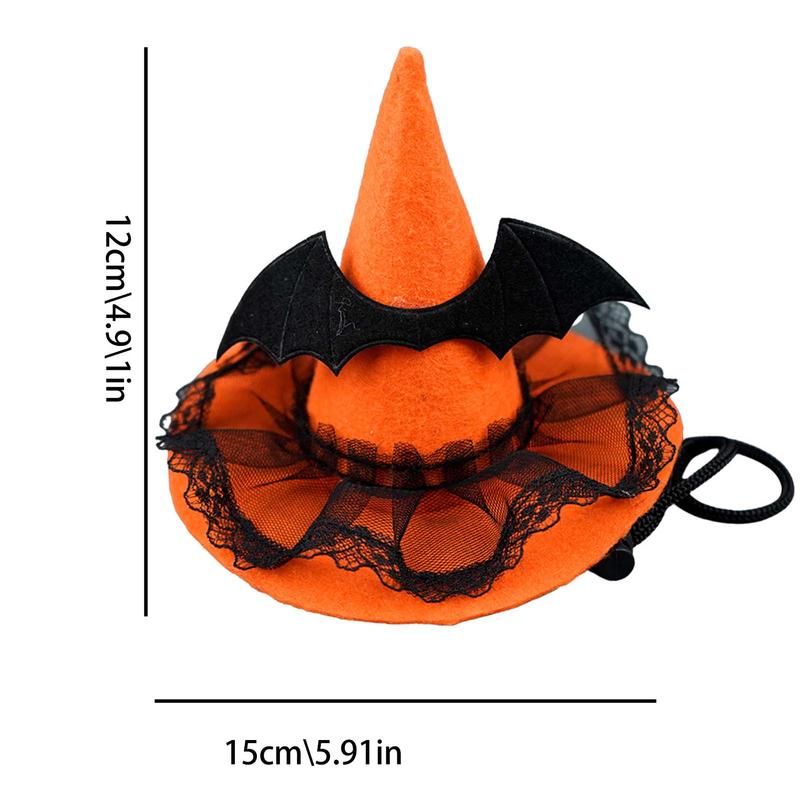 Halloween Hunde Hexenhut Lustiges Hexenkostüm Party Kopfschmuck Haustier Feiertag Cosplay Kopfbedeckung Halloween Kostümparty Kostüm