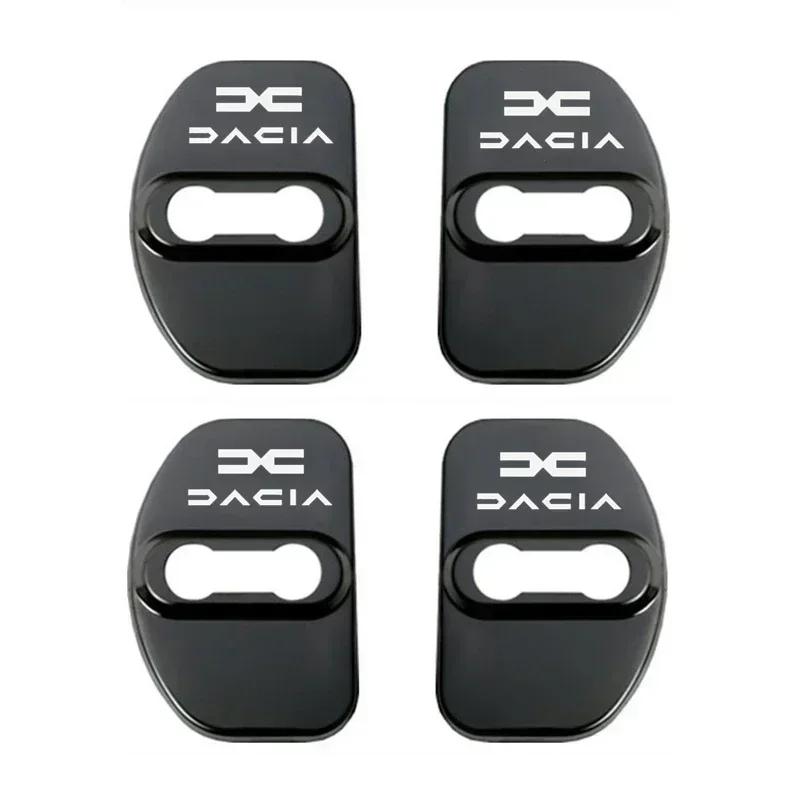 Pour Dacia Bigster Dokker Duster Jogger Lodgy Logan Spring Sandero Couvercles de Serrure de Porte de Voiture Boîtier Protecteur Anti-rouille Autocollants Style