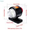 Dreiseitige LED-Seitenleuchte Umriss LKW-Lampe 12 24V Für Auto Anhänger LKW 25 LED Seitenmarkierungsleuchte Blinker Rückleuchte