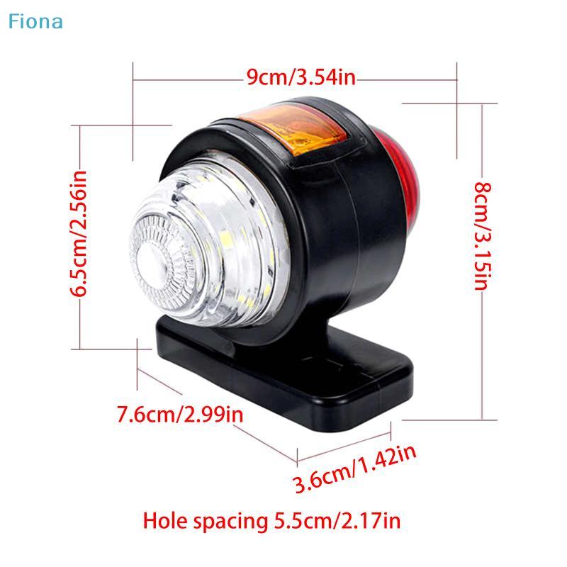 Dreiseitige LED-Seitenleuchte Umriss LKW-Lampe 12 24V Für Auto Anhänger LKW 25 LED Seitenmarkierungsleuchte Blinker Rückleuchte