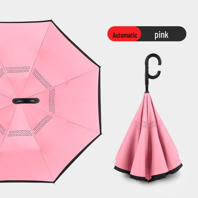

Automatic Reverse Standable Long-Handle Umbrella