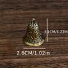 1PCS Brass Bell Feng Shui Bell Sanskrit Heart Sutra Bell Magic Tool Ornament Pendant