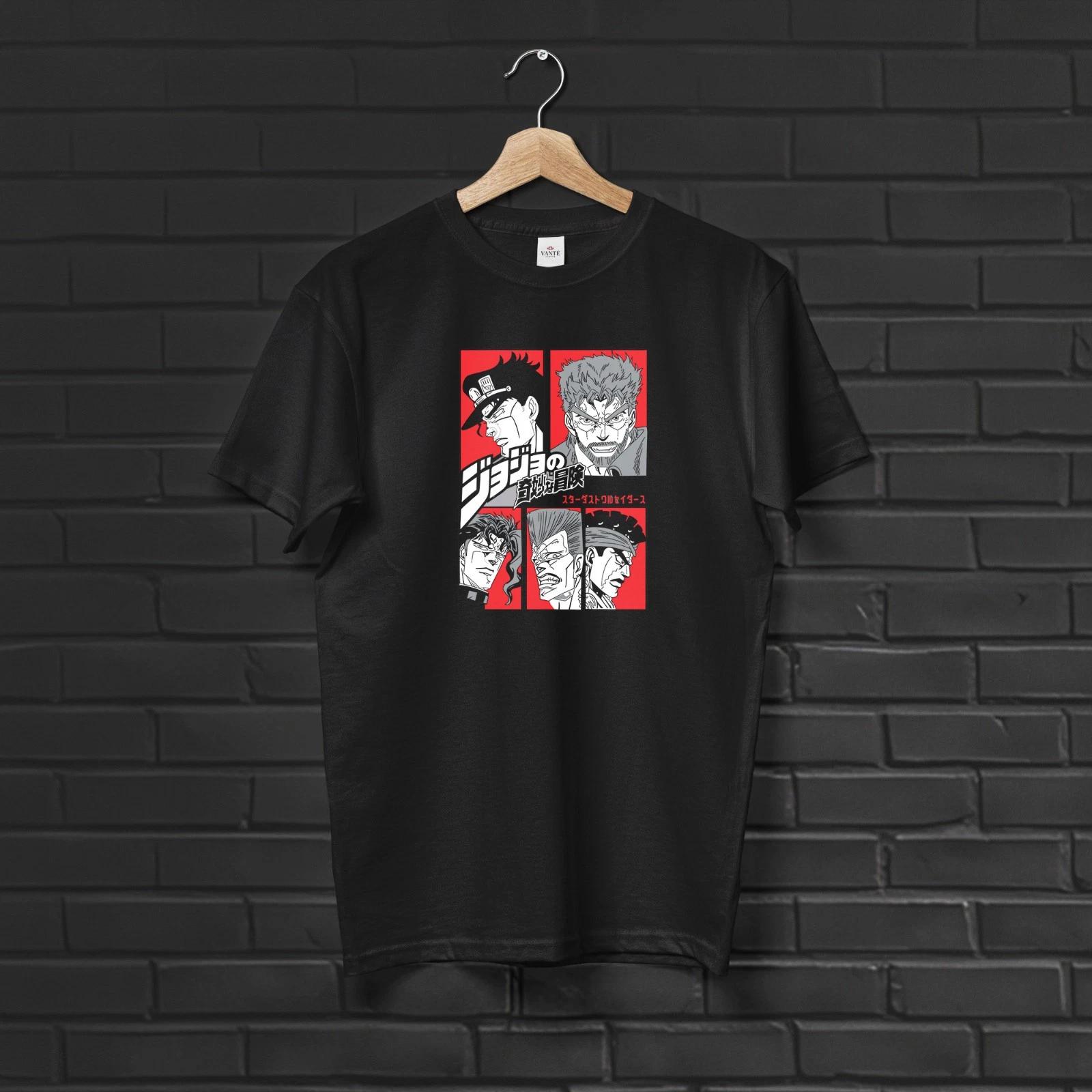 

Jotaro Kujo Stardust Crusaders T-Shirt Graphic Tee Mens Unisex 3XL