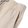 BITCED Damenmode, lässig, einfarbig, bedruckt, Hosen und Caprihosen