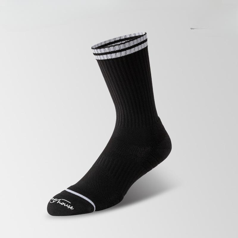 Male Spring and Autumn Sports Trend All Kinds of Solid Color Leisure Tube Socks