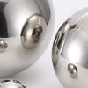 6 Pcs Stainless Steel Decorative Balls Metal Hollow Balls Smooth Gazing Mirror Ball for Home Garden Dcor