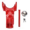 Gooseneck Hitch Lock with Key Lock Metal Study Rust Proof Gooseneck Trailer Hitch Lock for RV Red