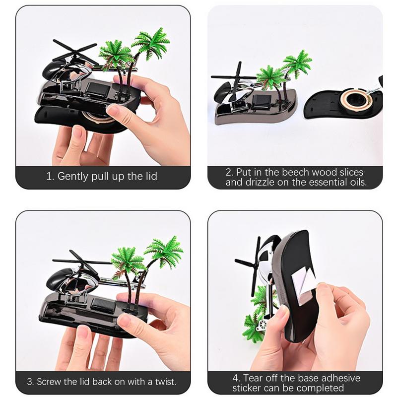 Car Fragrance Diffuser Car Diffuser In Helicopter Styling Long Lasting Aromatherapy Diffuser For Family Friends Colleagues