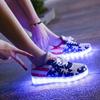 Bunte Leuchtende Ladeschuhe für Herren, Leuchtende Geister Schritttanzschuhe für Damen, Paare und Studenten, Perfekt für Street Dance und Freizeit
