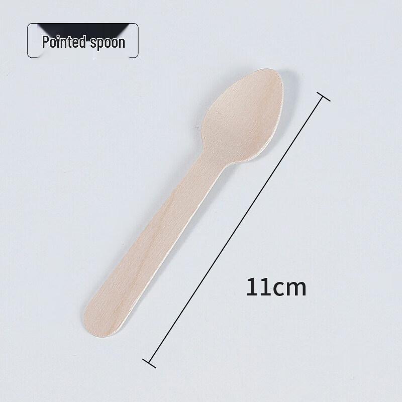 ZISIZ Disposable Paper Spoon & Fork Set