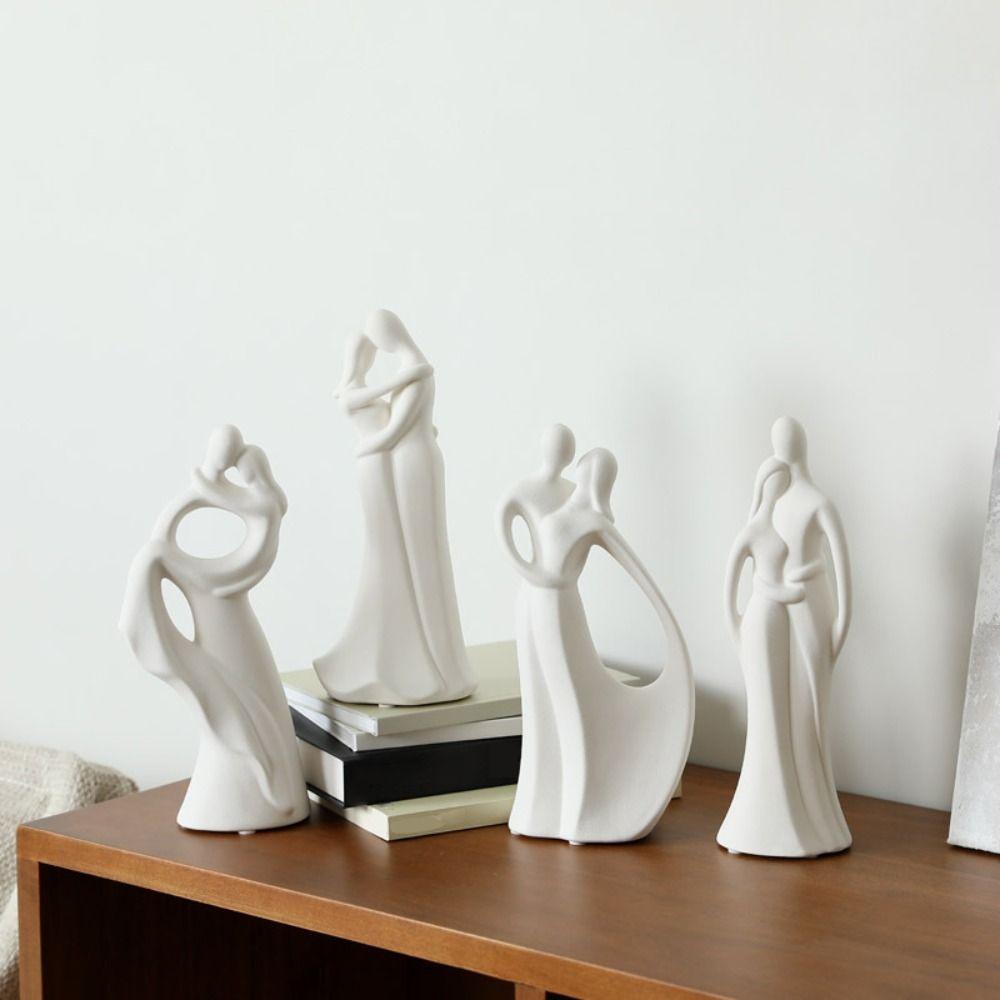 Ceramic Material Ceramic Couple Ornaments Wine Cabinet Accessories  TV Cabinet Display