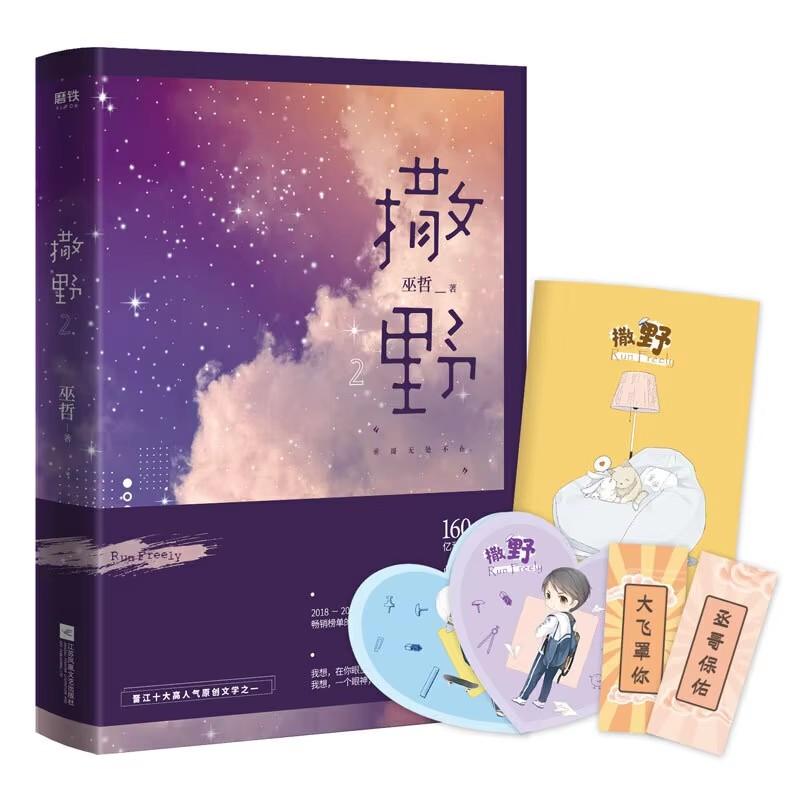 Updated Run Freely Sa Ye Chinese Original Novel Volume 1-3 Gu Fei Jiang Cheng Youth Campus Romance Novels BL Fiction Book