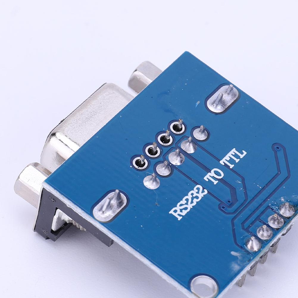 MAX3232 RS232 To TTL Female DB9 Connector 3.3V-5.5V MAX232 Flashing Board Female Serial To TTL Module RS232 To TTL Brushboard
