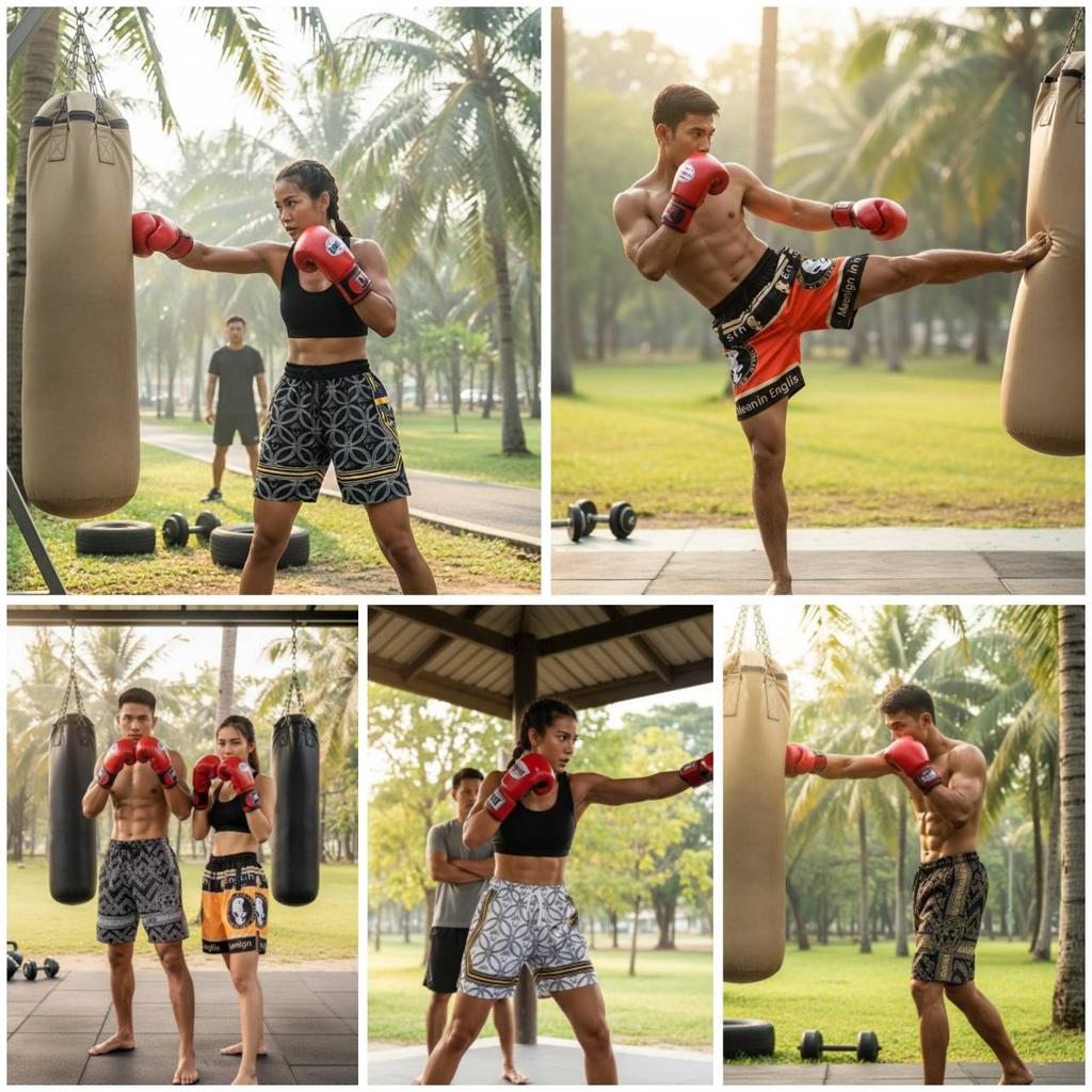 China Chinese Training Muay Thai Boxing Kickboxing Print Shorts Quick Dry Martial Art Boxer Unisex Men Women Pants Fighting Fitness Workout