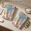 Cute UFO Space Rabbit Towel, Super Absorbent Soft Bath Towel, Pastel Moon Star Fantasy Kids Hand Towel