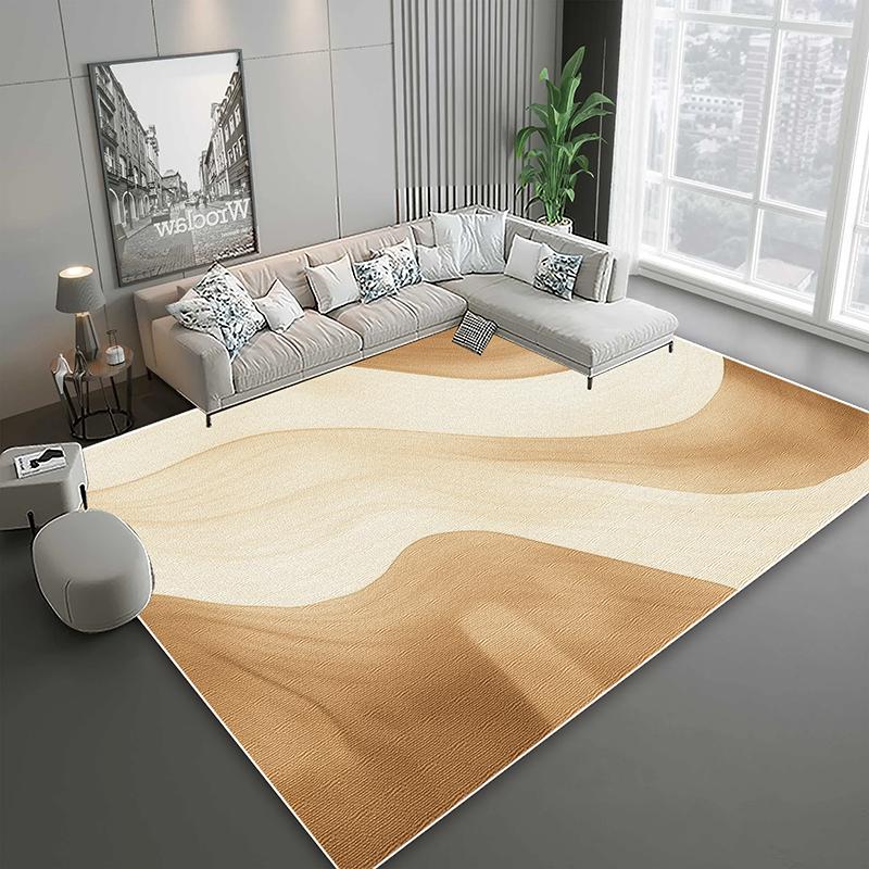 Modern Light Luxury Carpet for Living Room Abstract Decoration Large Carpets Comfort Soft Bedroom Lounge Rugs Non-slip Floor Mat
