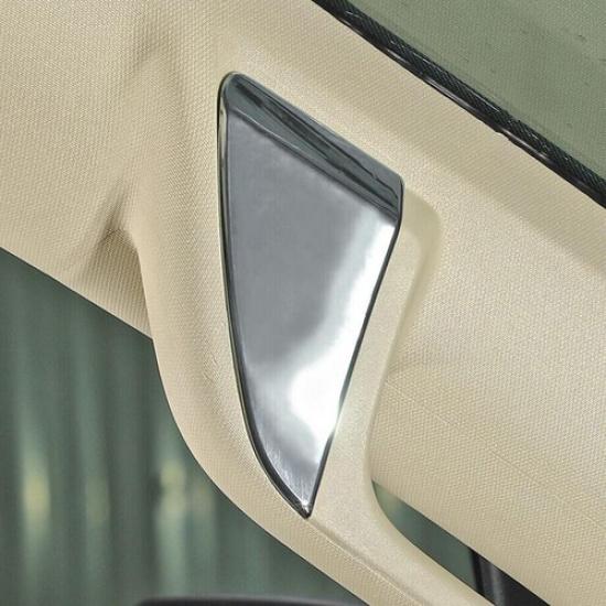 For 2019-2024 Dodge RAM 1500 ABS Chrome A-pillar Grab Handle Decor Cover Trim 4P