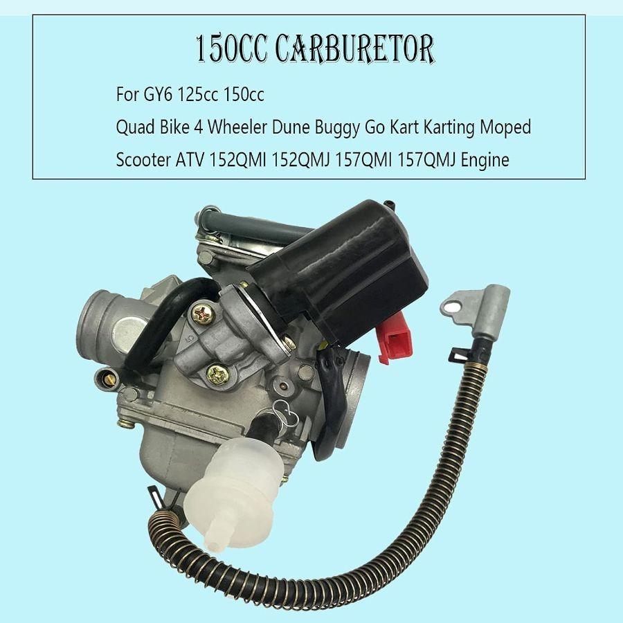 150cc Carburetor for 4 Stroke Engines Electric Choke Motorcycle Scooter with Int