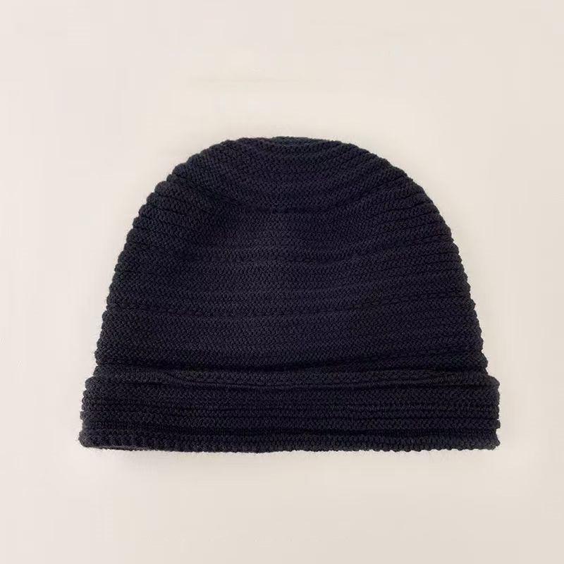 Women's Autumn & Winter Knitted Beanie - Korean Style, Versatile, Warm Wool, Fashionable Cold-Weather Hat