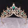 Bridal Crown Tiara Princess Birthday Rhinestone Crown Atmospheric Wedding Dress Accessories