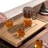 Bonston- elegant cup insulation separation bubble teapot heat-resistant glass teapot simple filter tea cup 500ml