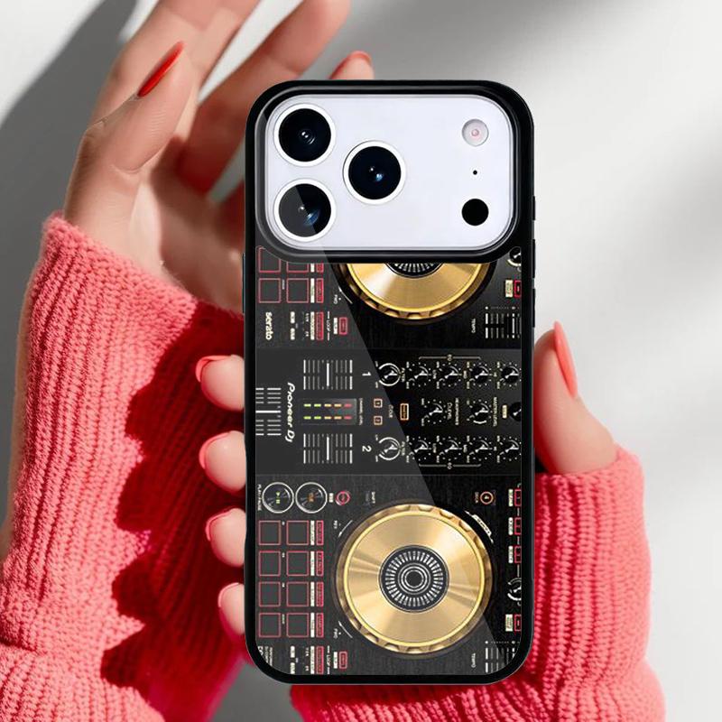Diy Cover Digital Mixer Dj Turntabl Phone Case for iPhone 17 16 15 14 13 Pro Max Back Cover for 12 11 Pro Coque