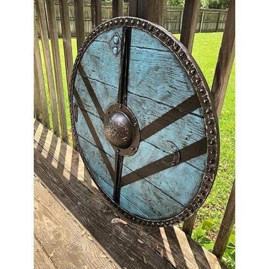 Streight Shield For Battle Decor Medieval Viking Armour Shield Fully Functional