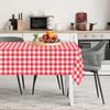 1/2pcs Disposable Table Cloth Waterproof Plastic Tablecloth, Rectangle Checkered Table Covers for Picnic, Birthday, Part
