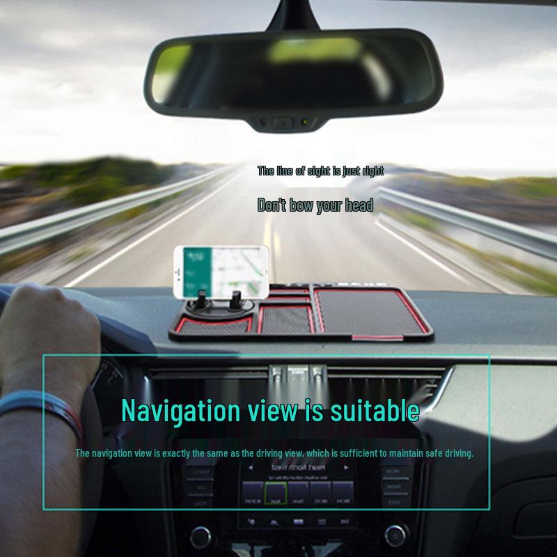 Anti-Slip Multifunctional Car Phone Holder for Dashboard