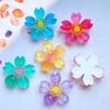 10Pcs New Cute Resin Mini Mixed Luminous Flowers Flat Back Cabochon Scrapbook Kawaii DIY Embellishments Accessories E36