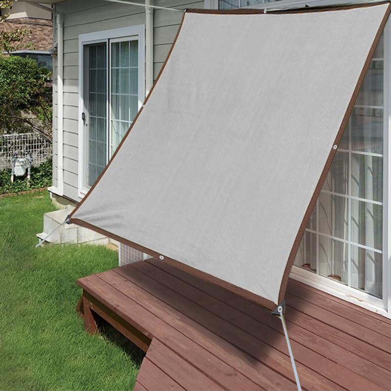 Chen Yang Xiaoten Shade Sunshade for Outdoor Agriculture and Polyethylene UV Perfect for and Sizes Include and Netting, 4M8M, Gardening, Gray,