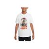 Nike T-Shirt FW25 Round Neck Breathable Fashion Versatile Short Sleeve Kids Tops HV5209-100