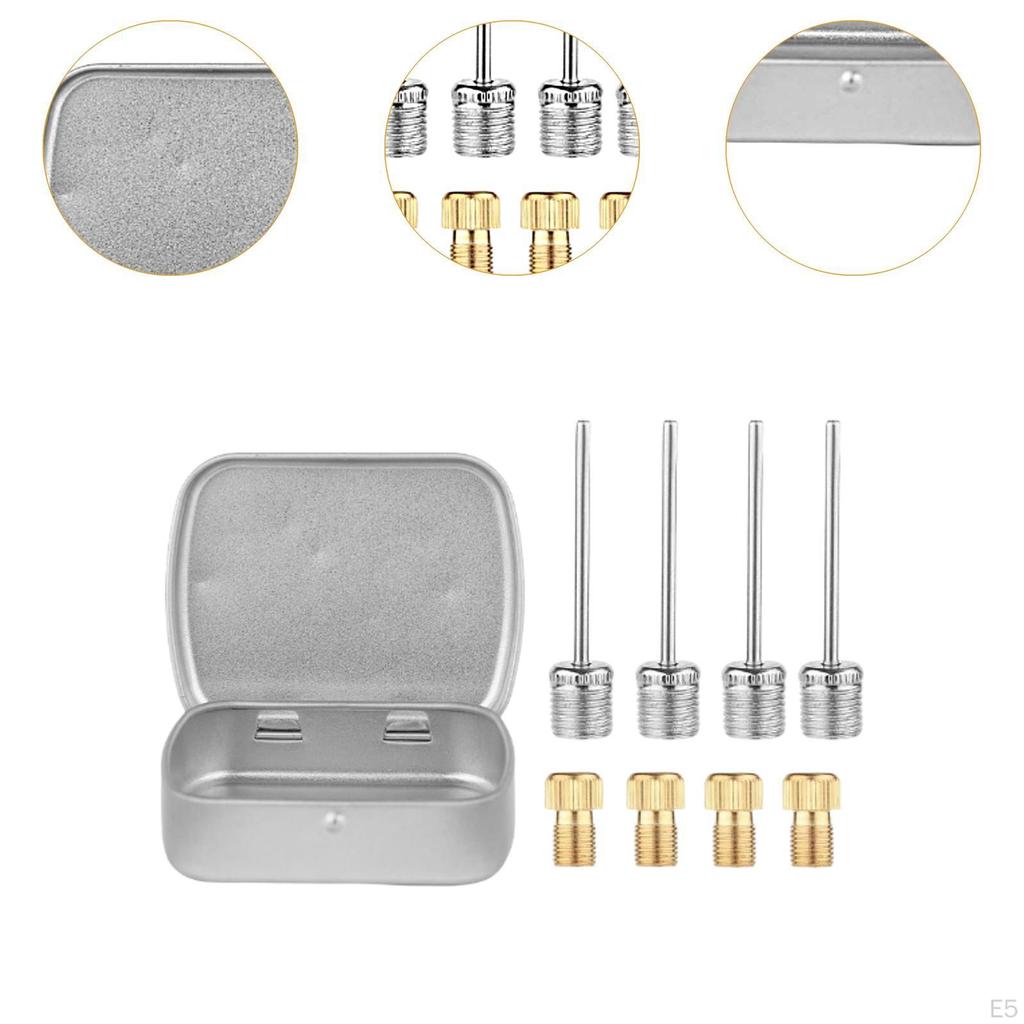 Bicycle Adapter Set Bike Tire Valve Adapters Accessories Tools Tube Pump Inflator Kit for