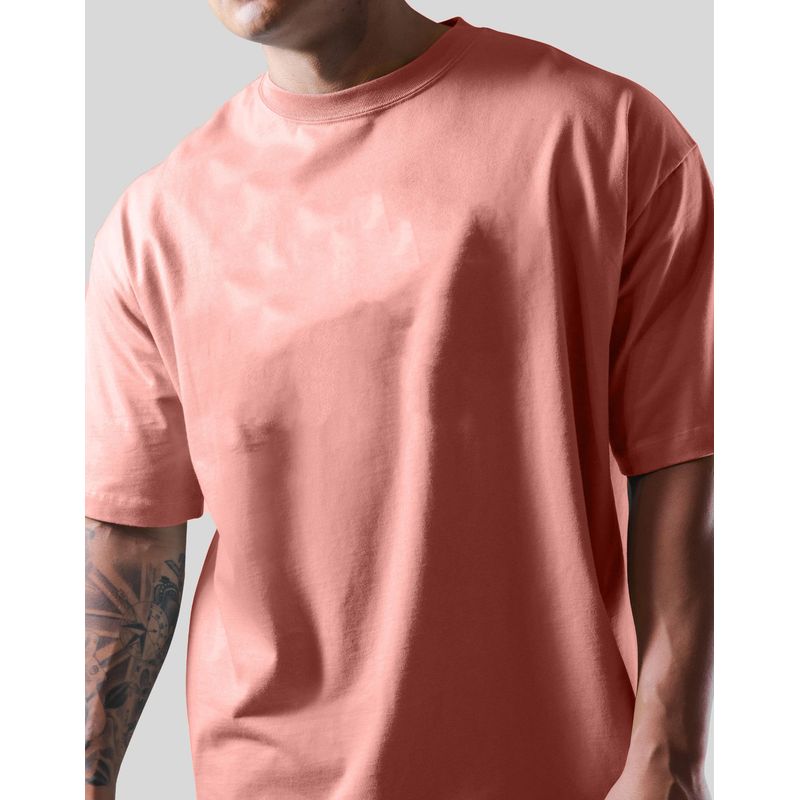 Heavy Weight Pure Cotton round Neck T-Shirt Men Fashion Loose Plus Size Pure Color Fitness Clothes Breathable Summer Sports Short Sleeve