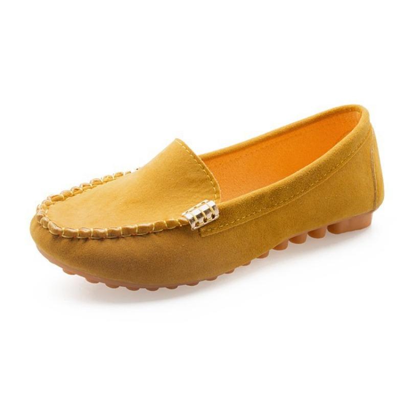 Large size Doudou single shoes women's flat casual single shoes women