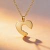 Heart Female Necklace Cat's Paw Charm Pendant Stainless Steel Jewelry on the Neck Cute Hollow Accessories Link Chain 2026 New