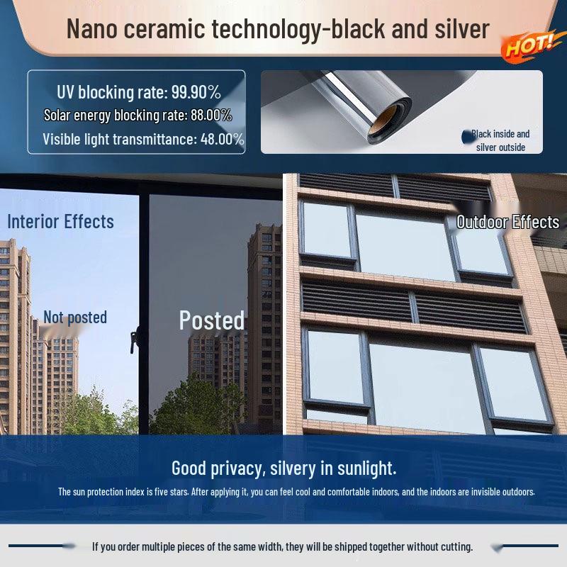 Heat-Insulating Sunshade Film for Windows and Balconies