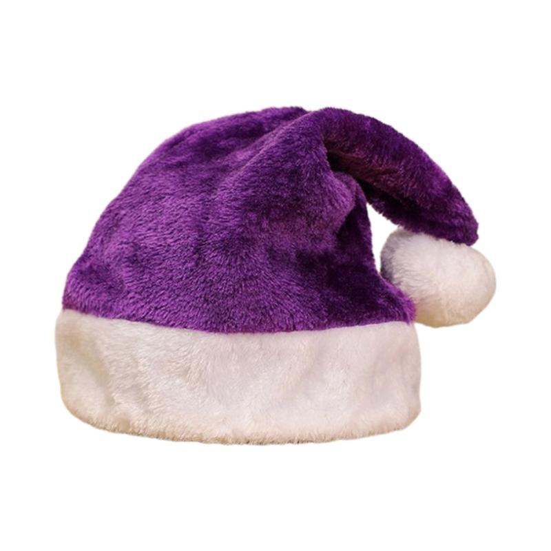 Christmas Hat Unisex Adult Kids Hat Santa Hat Comfortable Multicolored Christmas Hat for Party for Adult Kids