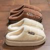 Cixi Cotton Slippers for Home Use In Winter Thick Bottom Indoor Non-slip Warm Couple Winter Plush
