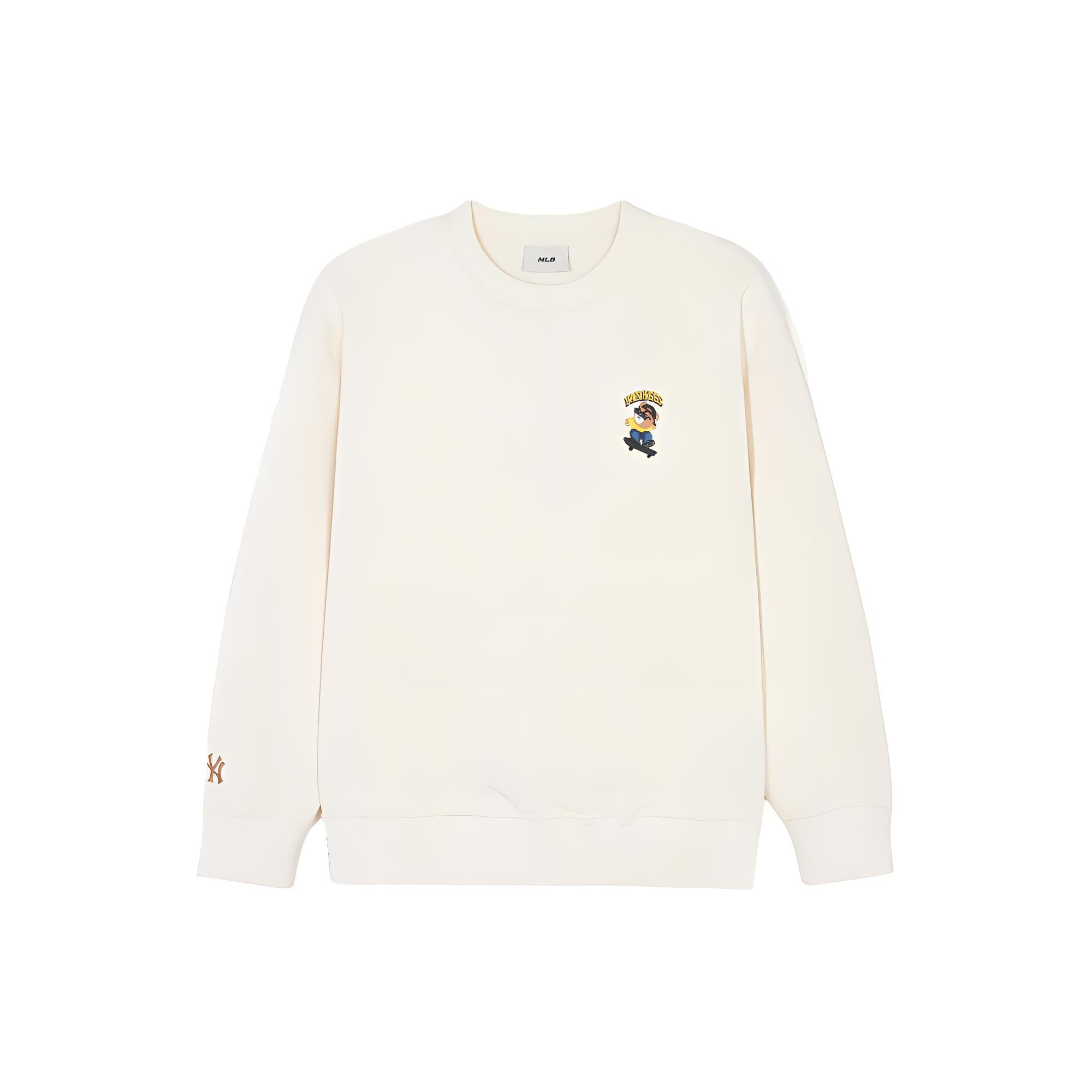 

New MLB SS24 Sweatshirt Unisex Cream 3AMTE0241-50CRS S