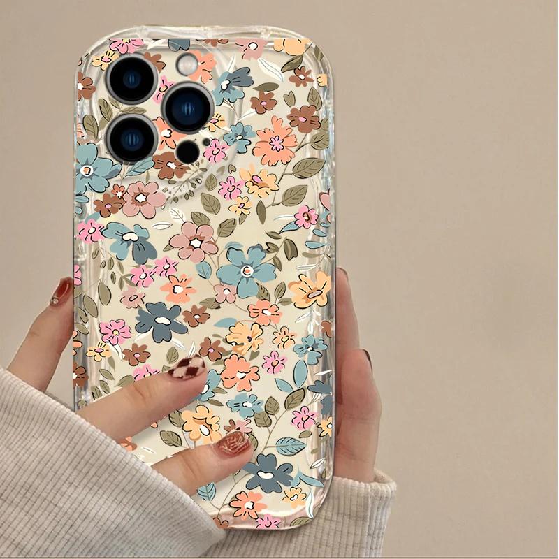 Phone Case For Google Pixel 10 7 8 9 Pro XL 8A Fashion Flowers Pattern Trend Brand Couple Full Protection softcase Back Cover
