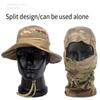 Colorful Fishing Cap Full Face Mask Set Sunscreen Camouflage Caps Mask Set Sun Hat  Climbing