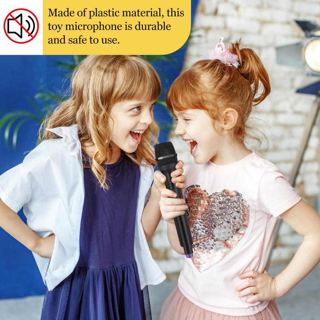 EXCEART Wireless High Simulation For Lip Pretending to No Batteries For Party Color on the Microphone, Microphone, 11 Microphone, Syncing, Sing,