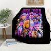 1Pc RUMIFashion Print Flannel Blanket, Comfortable for All Seasons, Home Decor, Warmth and Comfort, Perfect for Christmas Gifts821085