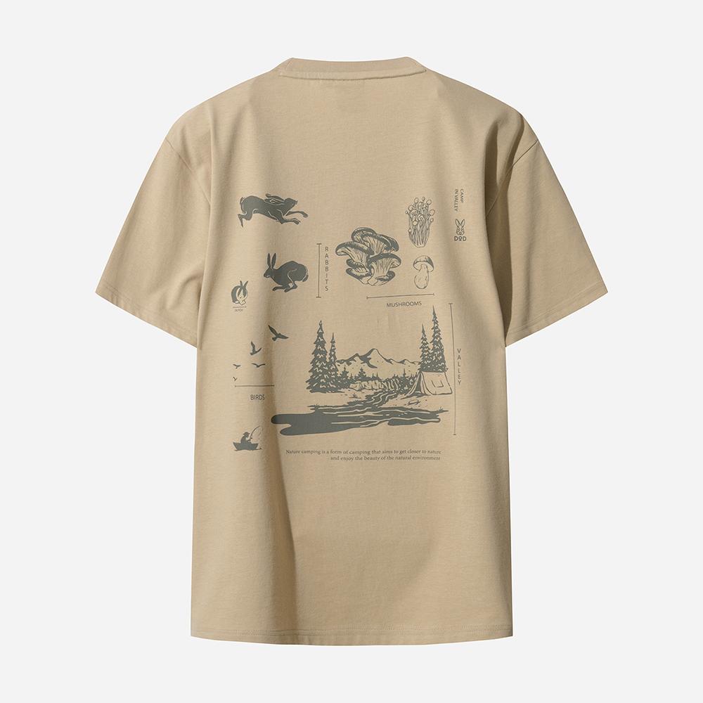 DOD Aid Graphic Short Sleeve T-Shirt (Tan)