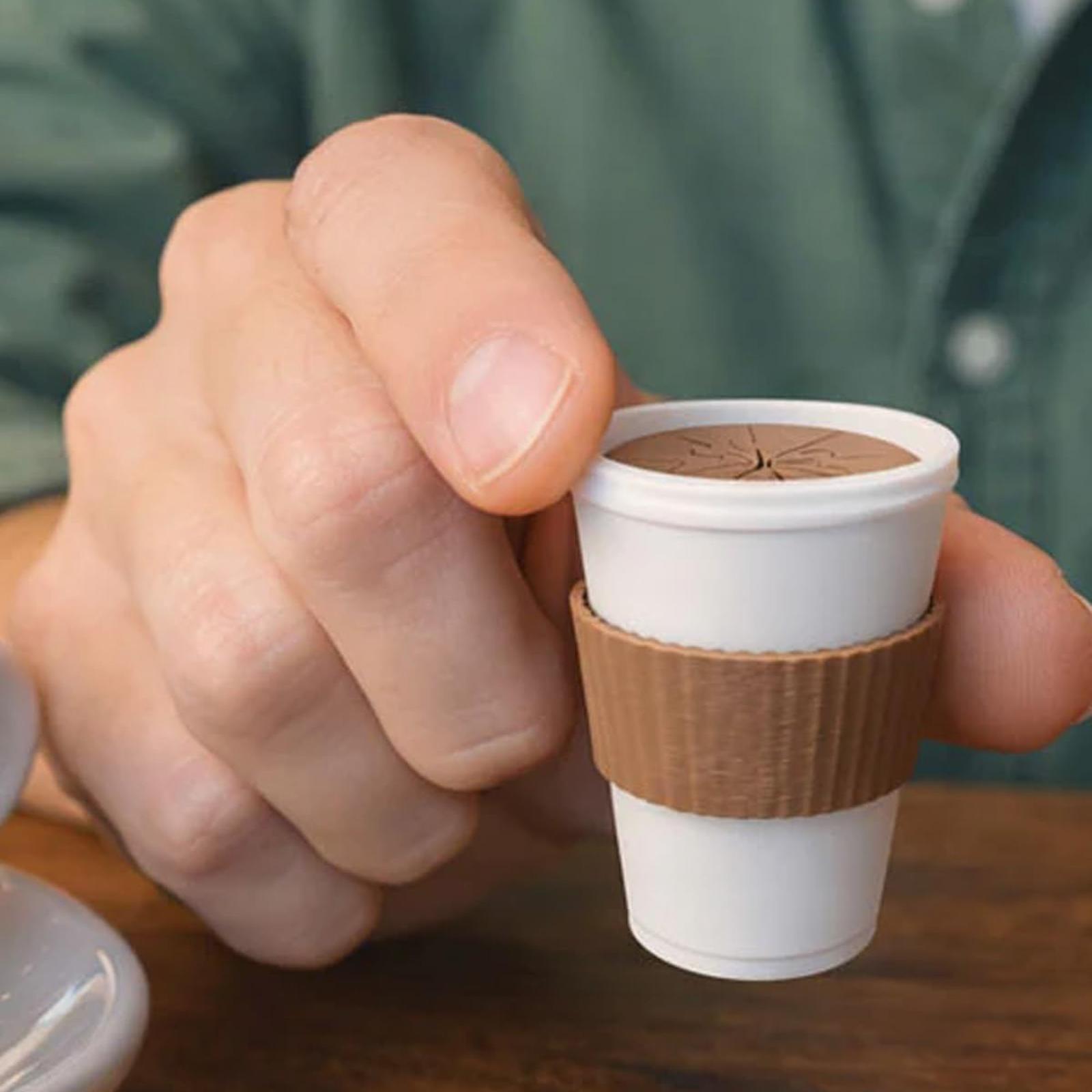 3D Printed Coffee Spill Fidget Toy Realistic Coffee Cup Sensory Toy Sensory Fidget Toys for Adults & Kids Party Favor Gift China Mainland