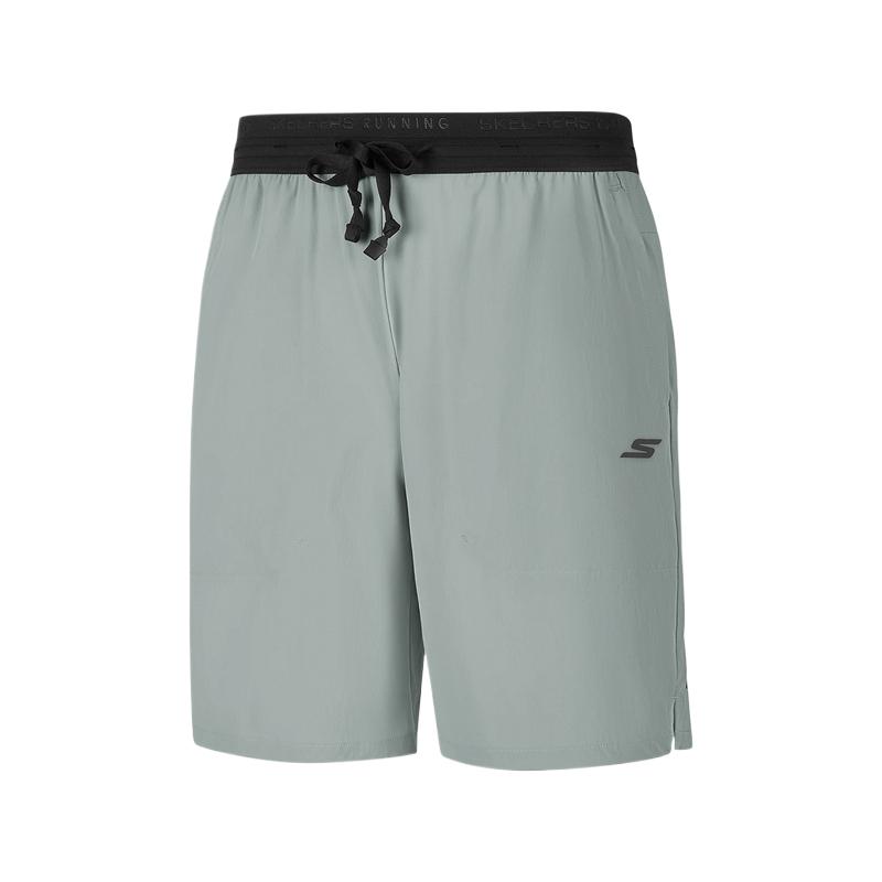 Skechers Lace-Up Mid-Rise Comfortable Casual Shorts Men shorts P226M102-001C L