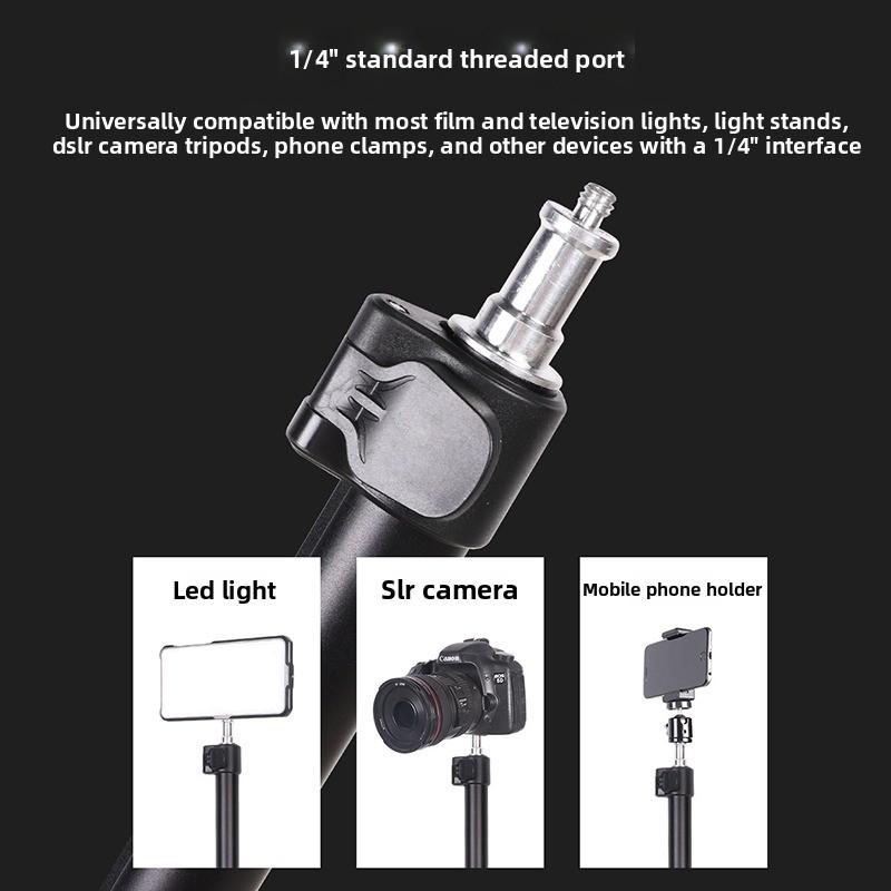 Adjustable Stable Desk Mount Stand for Phone Tablet DSLR Camera Photographic Light Stand for Video Live Multifunctional Support
